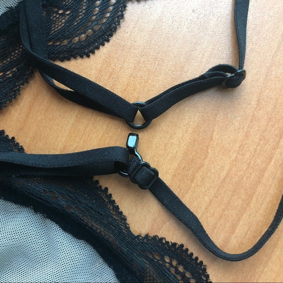 Size M Talula Semi-See-Through Lace Bralette - Picture 6 of 8